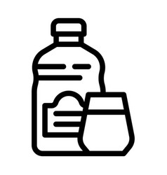 Juice Pomegranate Line Icon