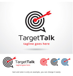 Target Talk Logo Template