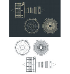 Turbofan Engines Drawings