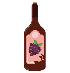 Wine Bottle Flat Icon