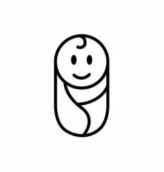 Baby Outline Style Icon