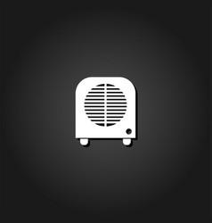 Space Heater Icon Flat