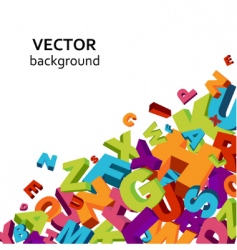 Alphabet background Royalty Free Vector Image - VectorStock