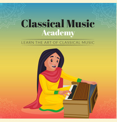 Banner Design Of Classical Music Academy