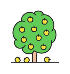 Fruit Tree Color Icon