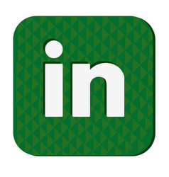 Linkedin Rubber Icon