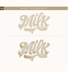 Milk Typography