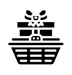 Basket Gift Glyph Icon