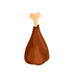 Meat Flesh Icon Flat Style