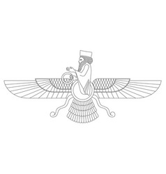 Ancient Sumerian Symbol Faravahar