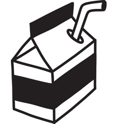 Hand Drawn Milk Carton