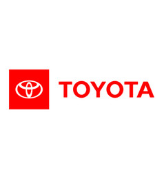 Toyota Logo Brand Car Symbol With Name Red Design