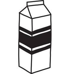 Hand Drawn Milk Carton