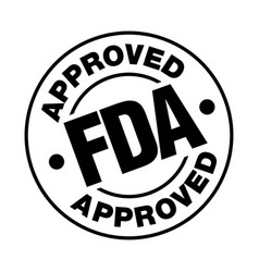 Us Food And Drug Administration Fda Approved Stamp