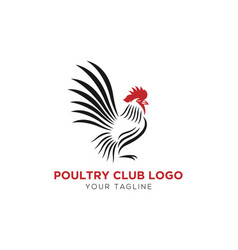 Chicken Rooster Art Logo Design