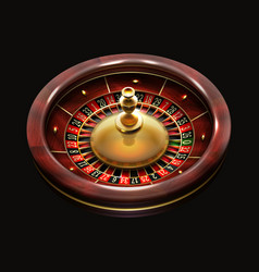 Realistic Casino Roulette Wheel 3d Vect