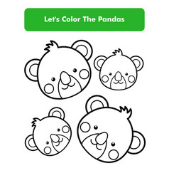 Cute Koala Coloring Book Page In Letter Page Size