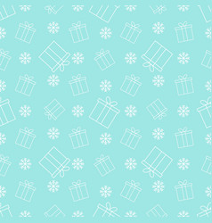 Seamless Pattern Of Gift Boxes