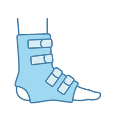 Foot Ankle Brace Color Icon