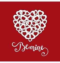 Hand Sketched Be Mine Text As Valentine S Day