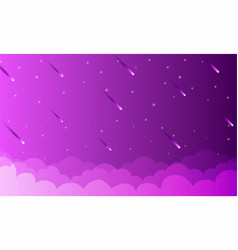 Flat Purple Sky Background