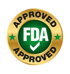 Us Food And Drug Administration Fda Approved Stamp