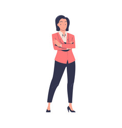 Woman Entrepreneur And Office Employee Standing