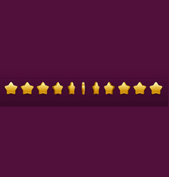 Golden Star Animated Rotate Game Sprite Gui Icon