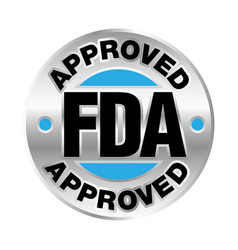 Us Food And Drug Administration Fda Approved Stamp