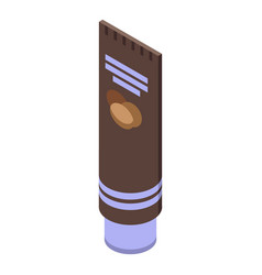 Coconut Cream Tube Icon Isometric Cosmetic