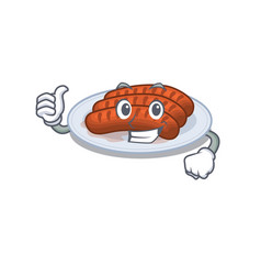 Grilled Sausage Cartoon Character Design Making