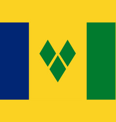 National Flag Of Saint Vincent And The Grenadines