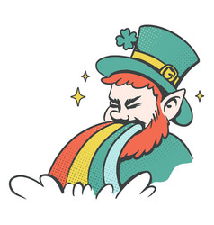 Leprechaun And Rainbow