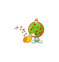 Supper Cool Christmas Ball Cartoon Character