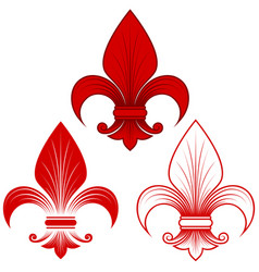 Design Fleur De Lis In Three Graphic Styles