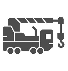 Heavy Duty Truck Solid Icon Equipment