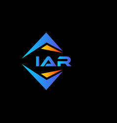 Iar Abstract Technology Logo Design On Black