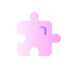 Puzzle Piece Flat Gradient Two-color Ui Icon