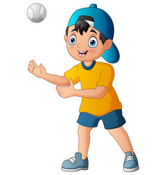 A Boy Catch Ball