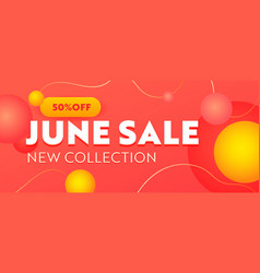 June Sale Banner For Digital Social Media