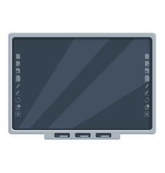 Smart Interactive Board Icon Cartoon