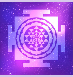 Sri Yantra Or Chakra Form Mystical