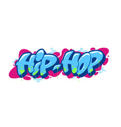 Hip Hop Font In Graffiti Style