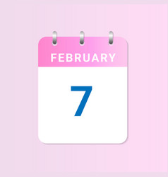 Day Of 7th February Daily Calendar