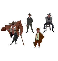 Mafia Characters Set