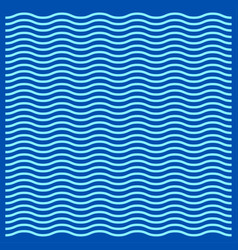 Blue Wavy Lines Background Seamless Pattern Art