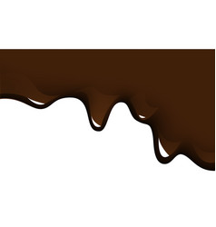 Chocolate Liquid On White Design For Candy Food