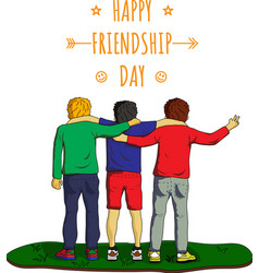 Happy Friendship Day Typographic