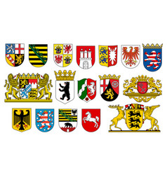 Germany Regions Coat Of Arms Set