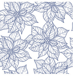 Christmas Seamless Pattern With Hand Drawn